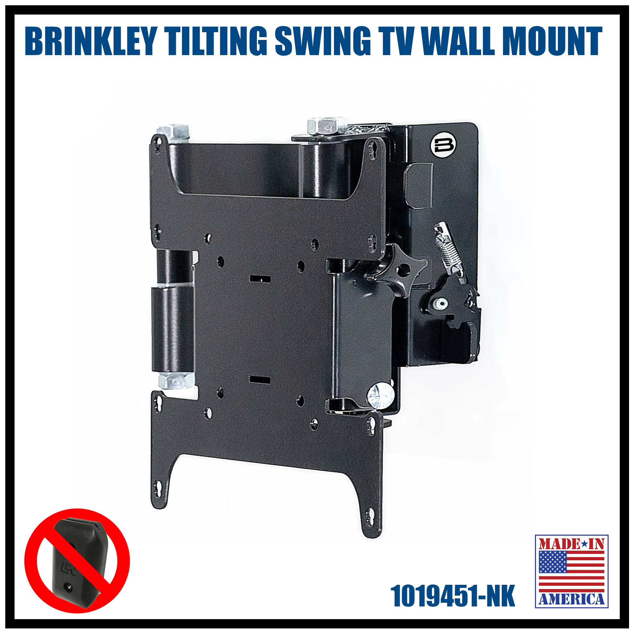 BRINKLEY TILTING SWING TV WALL MOUNT