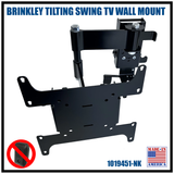 BRINKLEY  TILTING SWING TV WALL MOUNT (NO KEBLOC INCLUDED)