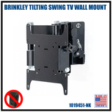 BRINKLEY  TILTING SWING TV WALL MOUNT (NO KEBLOC INCLUDED)