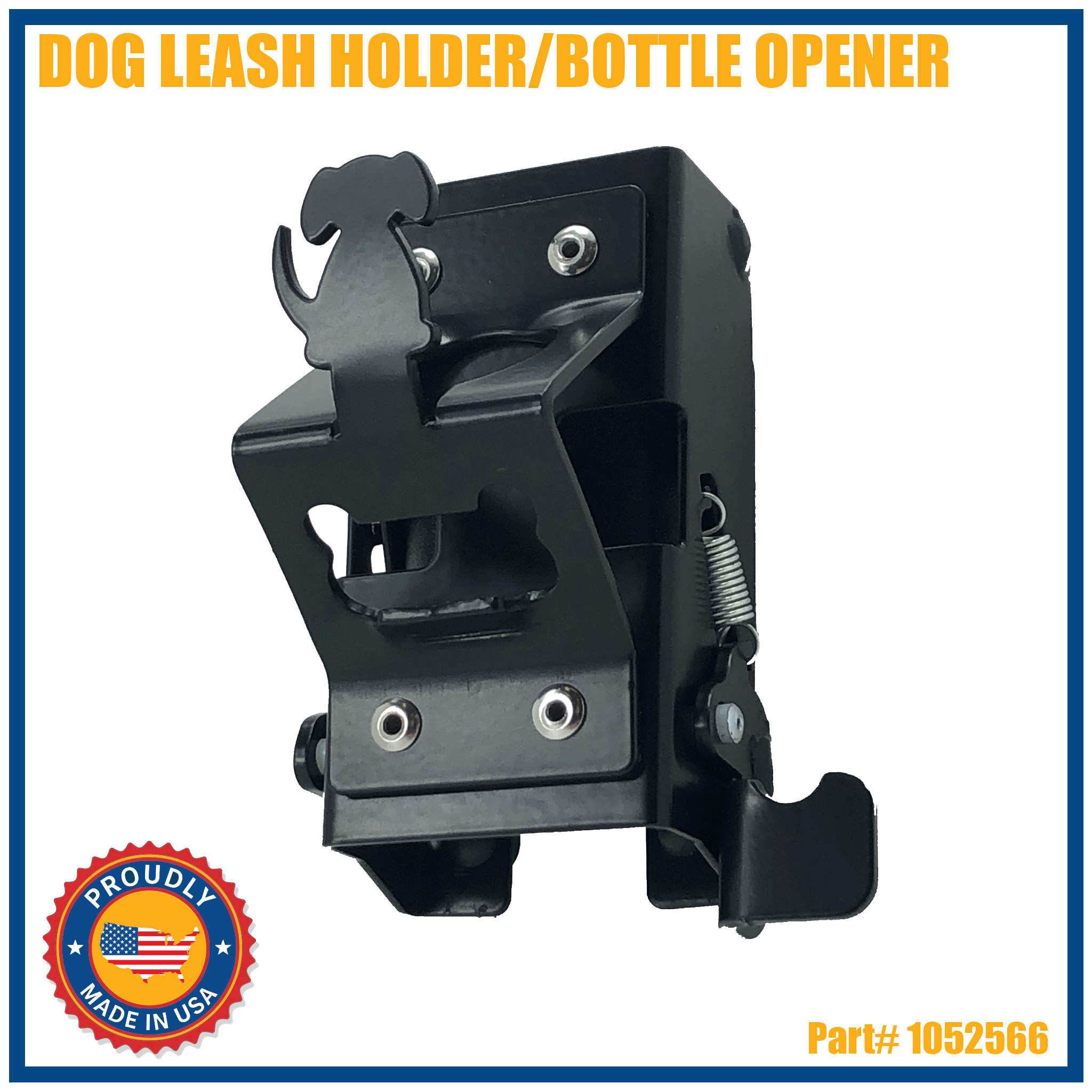 DOG LEASH HOLDER W/ BOTTLE OPENER