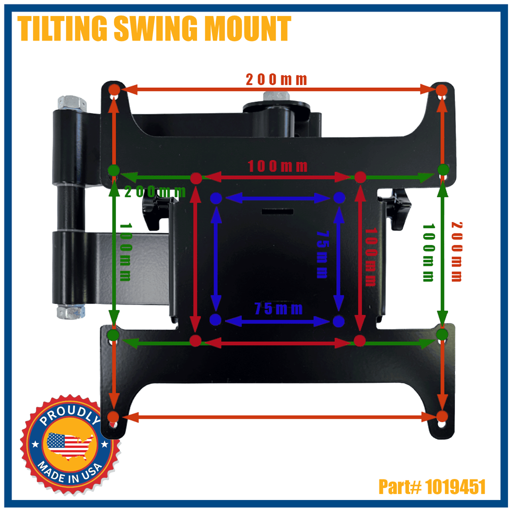 TILTING SWING TV WALL MOUNT