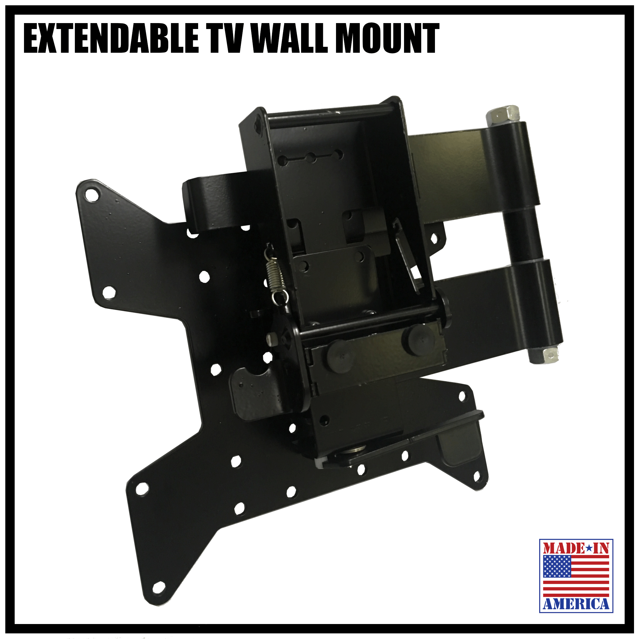 Extendable TV Wall Mount, Kebloc mount w/locking mechanism, 1019214