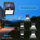 SOLAR LIGHT OUTDOOR, 42 LED, 3 MODES (COMES WITH KEBLOC)