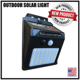 SOLAR LIGHT OUTDOOR, 42 LED, 3 MODES (COMES WITH KEBLOC)