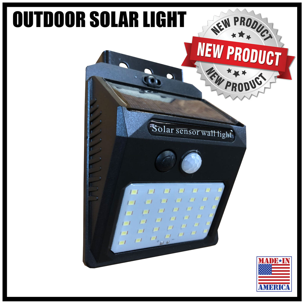 SOLAR LIGHT OUTDOOR, 42 LED, 3 MODES