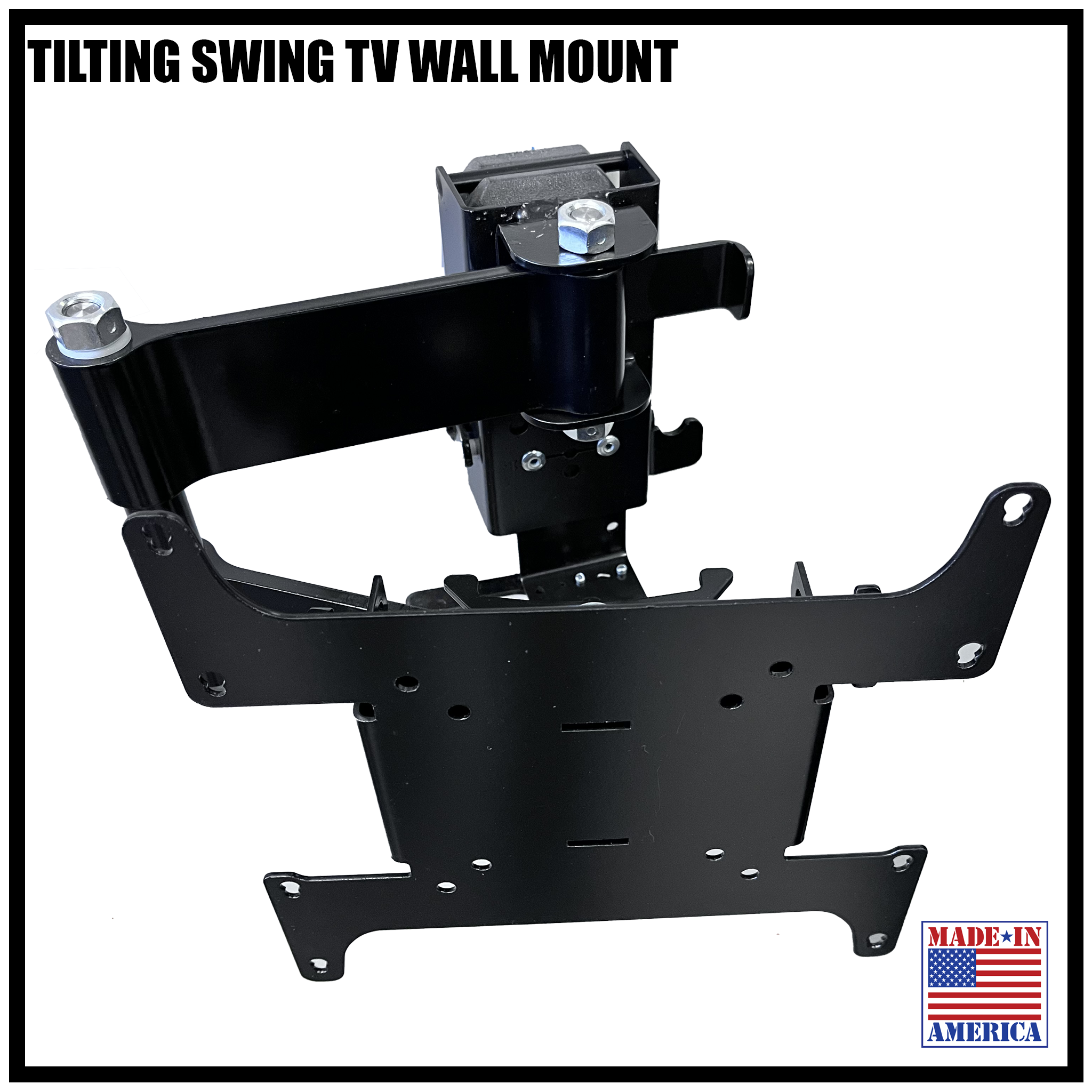 Kebloc Tilting Swing TV Wall Mount, W/Locking Mechanism, 1019451