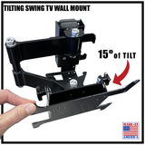 Kebloc Tilting Swing TV Wall Mount, W/Locking Mechanism, 1019451