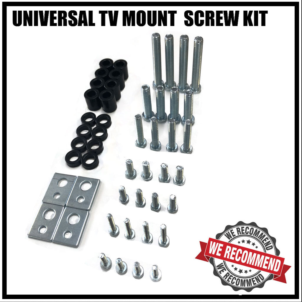 UNIVERSAL TV MOUNT BOLT KIT 48 PIECE TV TO MOUNT KIT KeBloc